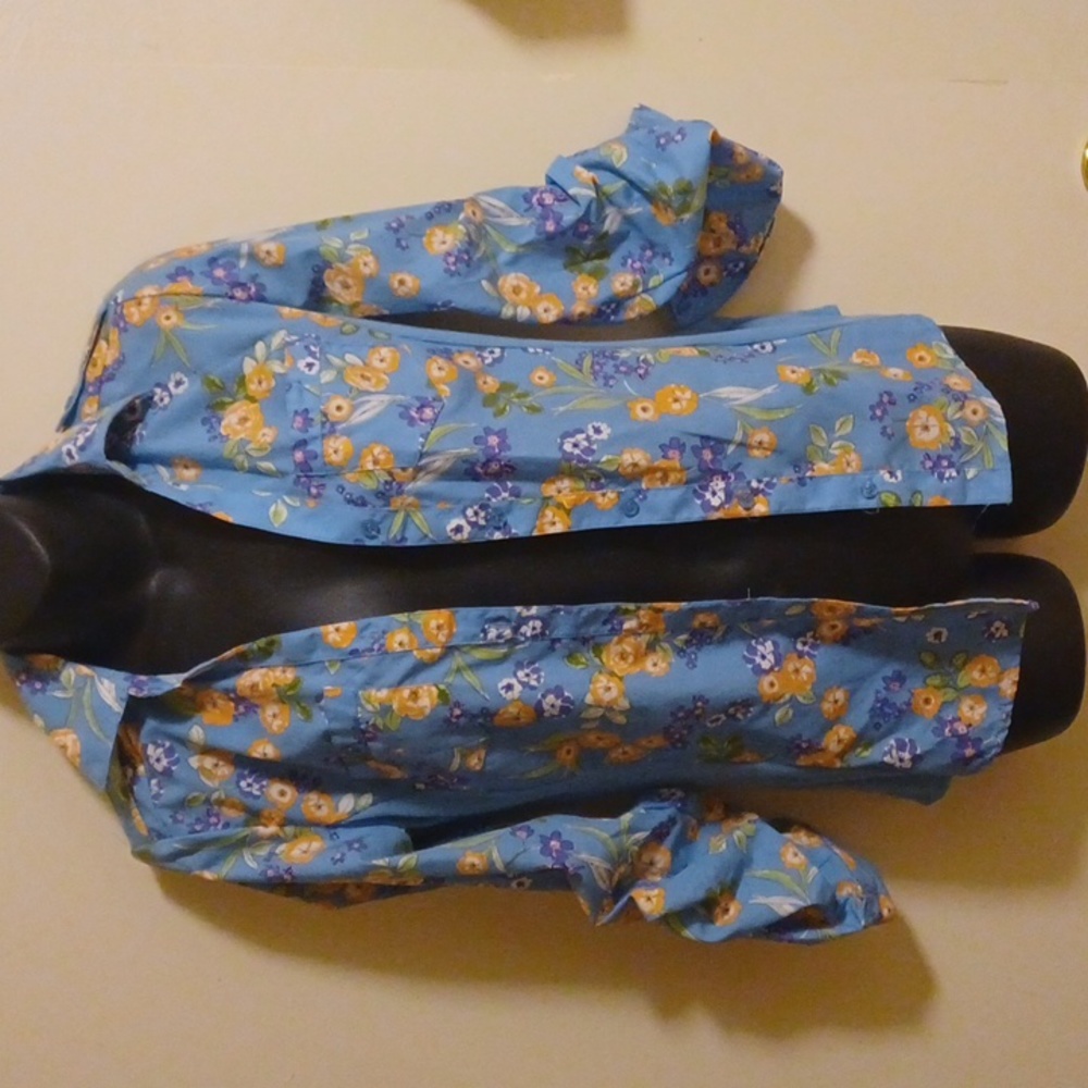 Button down fluorescent shirt